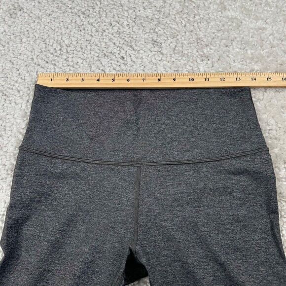 Lululemon Wunder Under Hi Rise Crop Legging  Heathered Gray - Picture 9 of 14